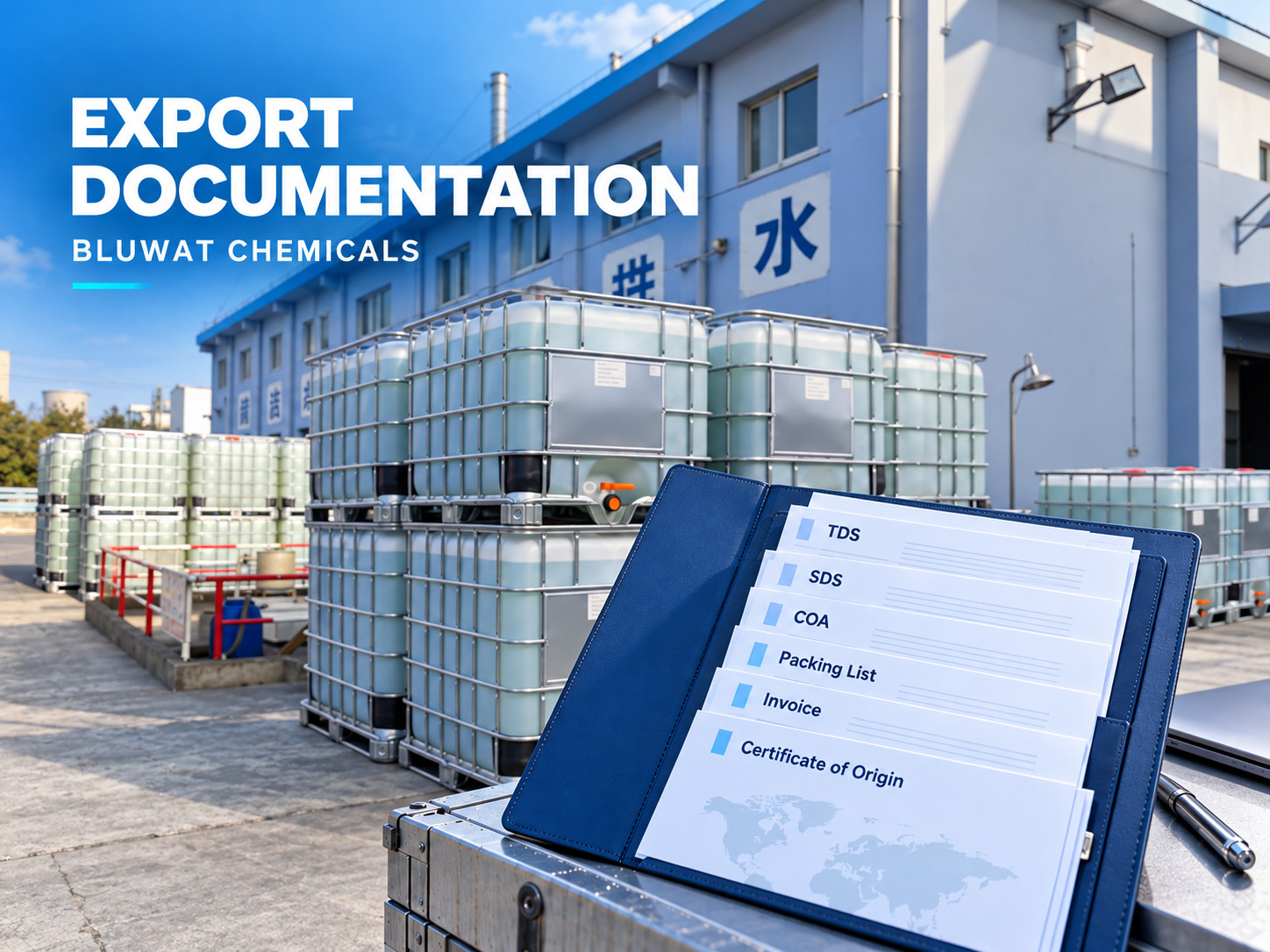 Últimos blogs de la empresa sobre ¿Qué documentos de exportación proporciona Bluwat Chemicals con cada envío?