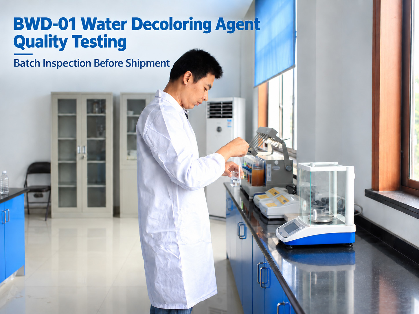Últimos blogs de la empresa sobre How Bluwat Tests BWD 01 Decoloring Agent Before Shipment