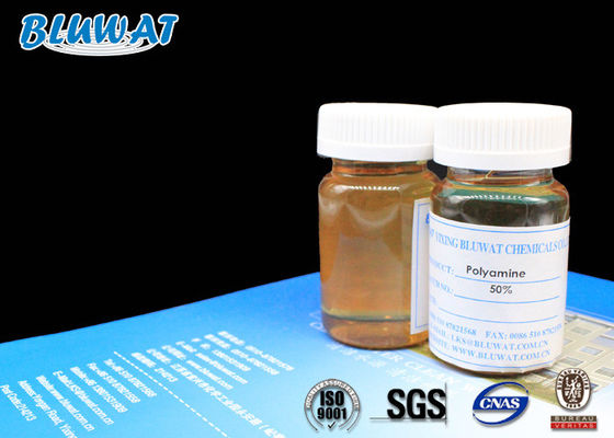 comprar Poliamina líquida catiónica del polímero el 50% del amonio de cuaternario del tratamiento de aguas fabricación en línea