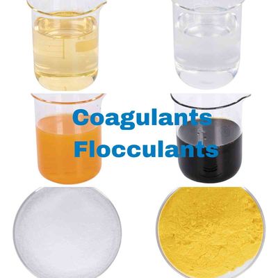 comprar Las sustancias químicas riegan coagulantes de los añadidos del tratamiento de la purificación que los floculantes para eliminan los agentes contaminadores fabricación en línea