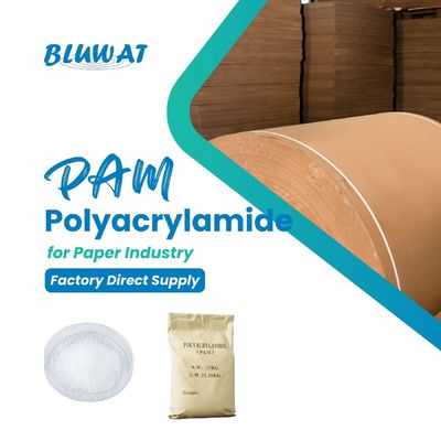 comprar Polyacrilamida floculante catiónica de alto peso molecular para la fabricación de papel fabricación en línea