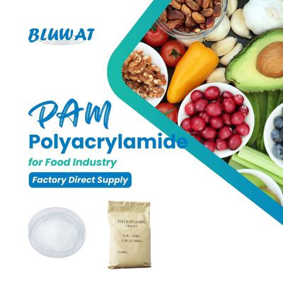 comprar Polyacrylamide catiónico polielectrolítico Cpam para la industria alimentaria fabricación en línea