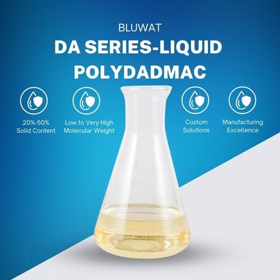 comprar Pdadmac Pdmdaac Polímero floculante Polydadmac para el tratamiento de aguas residuales y potable fabricación en línea