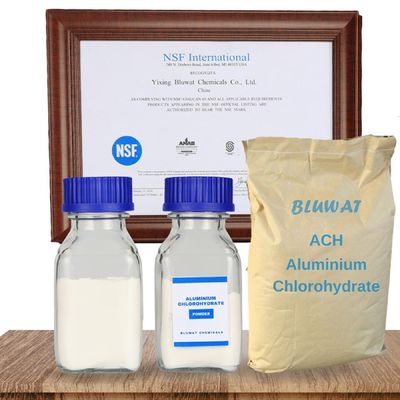 comprar Certificado NSF Tratamiento de agua potable Productos químicos purificadores de agua Coagulante ACH Clorhidrato de aluminio en polvo fabricación en línea