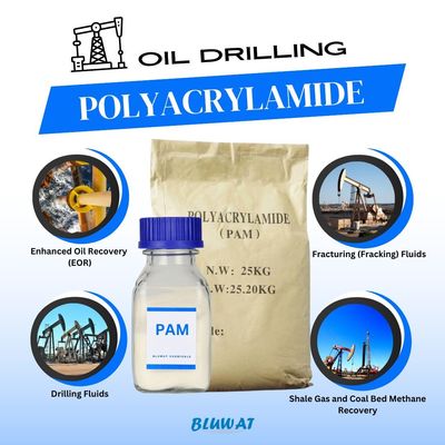 comprar Polyacrylamide polyelectrolyte Polyacrylamide polímero como un reductor de fricción en fluidos de fracking a base de agua fabricación en línea