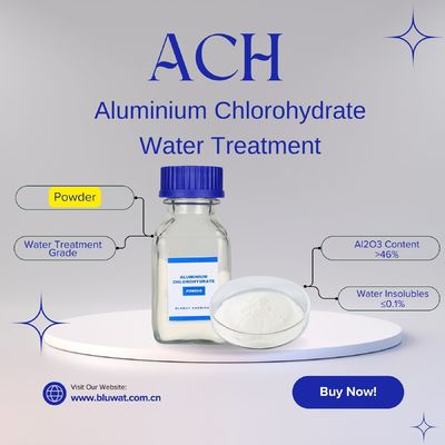 comprar Polvo de grado de tratamiento de agua ACH Clorhidrato de aluminio Metales pesados y fosfatos Removedor de coagulantes fabricación en línea