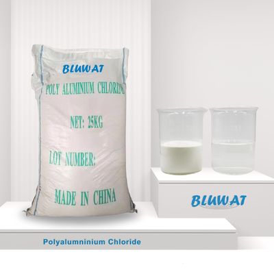comprar Cloruro de polialuminio blanco PAC 30% para el tratamiento de agua potable fabricación en línea