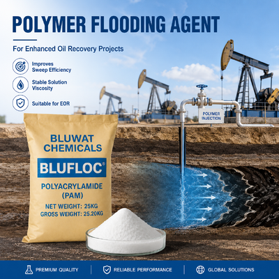 comprar BLUFLOC HA7525 PAM aniónico 20 a 100 malla para el control de pérdidas de fluidos de barro de perforación en aplicaciones petrolíferas fabricación en línea