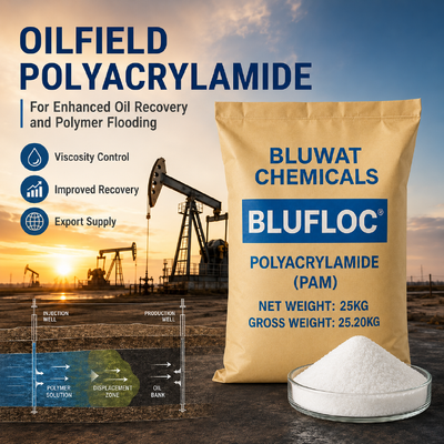 comprar PAM floculante de alto peso molecular para el control de los sólidos de barro de perforación y tratamiento de aguas residuales de yacimientos petrolíferos fabricación en línea