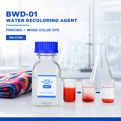Comprar Agente decolorante de agua BWD-01 para efluentes de impresión textil y teñido de colores mixtos en Malasia fabricación en línea