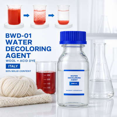 Comprar BWD-01 Agente de decoloración de agua para aguas residuales de lana y colorantes ácidos en Italia fabricación en línea