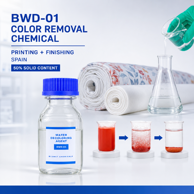 Comprar BWD-01 50% Removedor de Color Químico para Efluentes de Impresión y Acabado Textil en España fabricación en línea