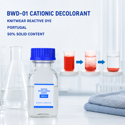 Comprar BWD-01 Decolorante catiónico para telas de punto Agua residual de tinte reactivo en Portugal fabricación en línea