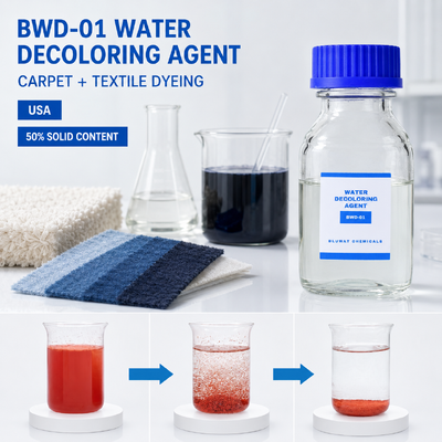 Comprar Agente decolorante de agua BWD-01 con 50% de contenido sólido para el tratamiento de aguas residuales textiles utilizando polímero catiónico fabricación en línea
