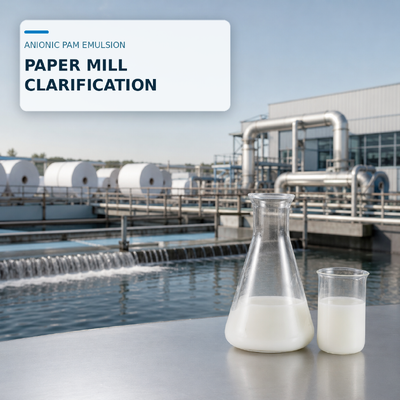 Comprar Emulsión de poliacrilamida aniónica para la clarificación de aguas residuales de papeleras fabricación en línea