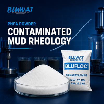 Comprar PHPA en polvo 89% min. Contenido sólido Copolímero aniónico para fluidos de perforación contaminados fabricación en línea