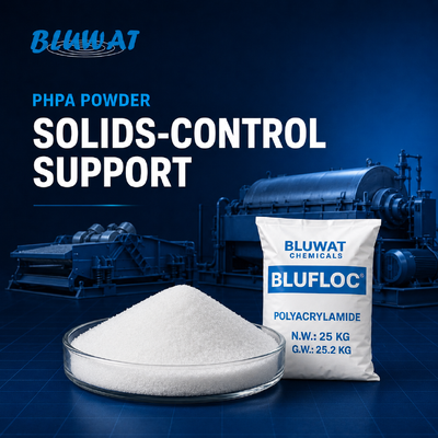 Comprar PHPA en polvo con un contenido sólido mínimo del 89% para perforaciones industriales y petrolíferas como copolímero aniónico soluble en agua fabricación en línea