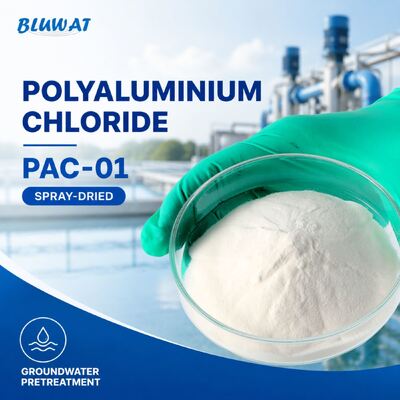 Comprar Cloruro de Polialuminio PAC-01 Secado por Atomización 25kg 30% Min. Al2O3 para Pretratamiento de Aguas Subterráneas fabricación en línea
