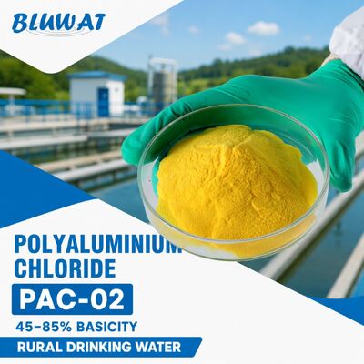 Comprar Cloruro de polialuminio PAC-02 con 0,1% Máx. de Insolubles y 30% Mín. de Contenido de Al2O3 en Bolsas de 25 kg para Agua Potable Rural fabricación en línea