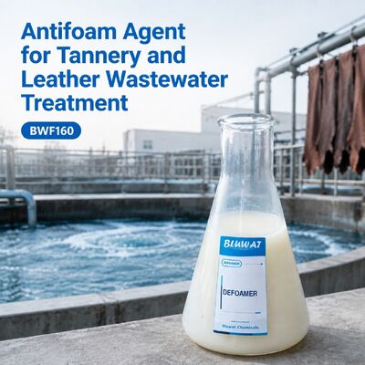Comprar Agente antiespumoso de silicona no iónica para el tratamiento de aguas residuales de curtido y cuero con 50-300 ppm fabricación en línea
