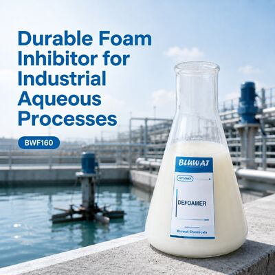 Comprar Inhibidor de espuma no iónico BWF160 de silicona con control duradero y dosificación de 50-300 ppm para procesos acuosos industriales fabricación en línea