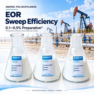 Comprar Anionic Polyacrylamide APAM 0.1-0.5% Working Solution for EOR Sweep Efficiency Improvement in 25kg PE Bag fabricación en línea