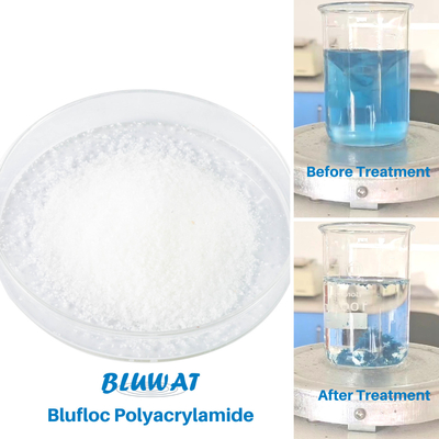 Tratamiento de agua con polímeros Floculación de poliacrilamida aniónica PAM Deshidratación de lodos de aluminio de cal y recuperación de agua