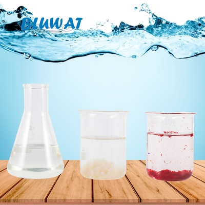 Tratamiento químico de las aguas residuales Agente decolorante Bluwat Químicos para eliminar el colorante Purificador de agua