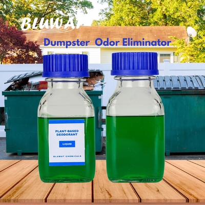 El limpiador natural elimina el olor del contenedor de basura