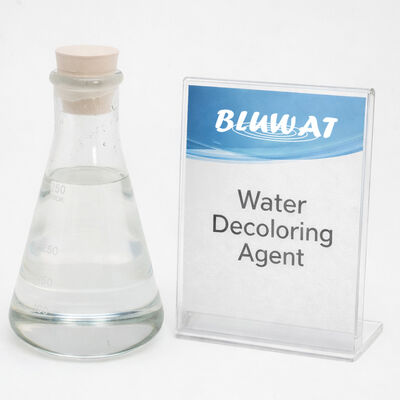 BWD-01 Agente decolorante de agua con resina de formaldehído dicandiamida con alta eficiencia de decoloración, reducción eficaz de la COD y floculación rápida para el tratamiento de aguas residuales
