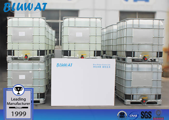 Agente orgánico de Decoloring del agua del polímero de BWD -01 para la instalación de tratamiento de Sweage