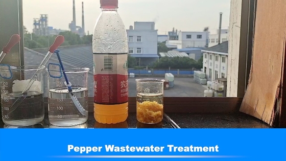 Agente de proceso Wastewater Treatment de Bluwat Decoloring de la pimienta de la comida del 50%