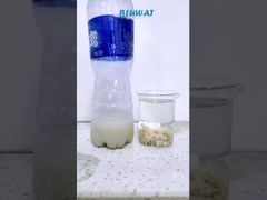 Prueba en frasco de tratamiento de aguas residuales de corte con coagulantes y floculantes