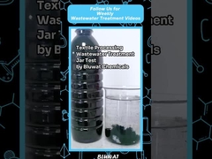 Tratamiento de aguas residuales textiles por coagulación y floculación