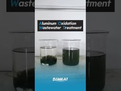 Experimento de oxidación de aluminio y tratamiento de aguas residuales - Coagulación y floculación