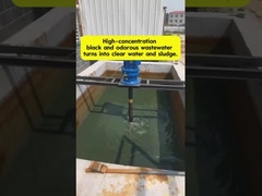 Convertir las aguas residuales negras en agua limpia.