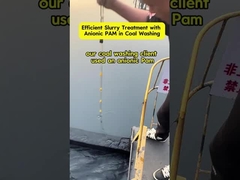 Tratamiento eficiente de lodos con PAM aniónico en el lavado de carbón