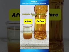 #SoySauce Tratamiento de aguas residuales | #BluWatchemicals Coagulación y demostración de floculación