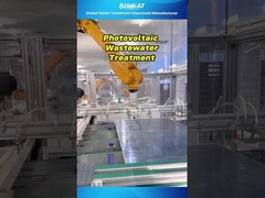 3 pasos #Tratamiento de aguas residuales para la industria fotovoltaica. #Bluwat #WaterChemicals #PAM #Decoloring