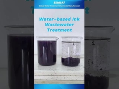 Tratamiento de aguas residuales con tinta a base de agua en 3 pasos Decoloración rápida y eliminación de lodo